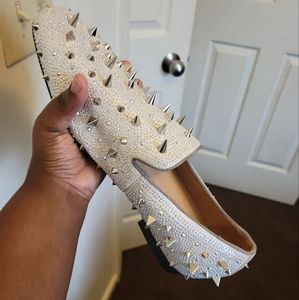 Men casual shoes size 12 silver color Ferrucu